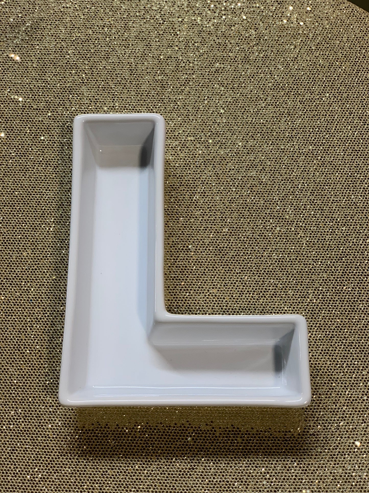 Porcelain Ceramic Letter Dish