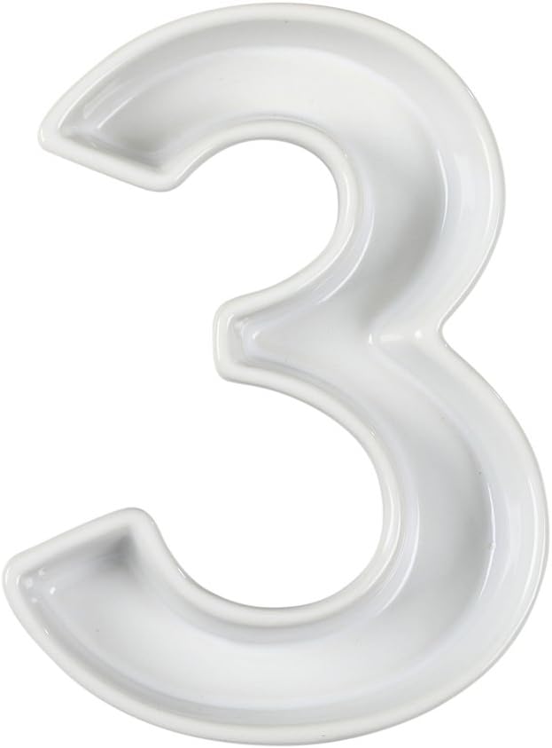 Porcelain Ceramic Numbers